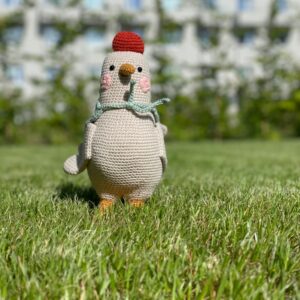 Handmade Crochet Chicken Toy