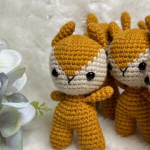 Handmade Crocheted Amigurumi Squirrel