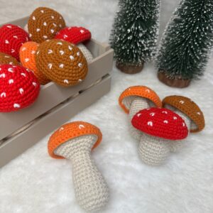 Lucky Mushroom Amigurumi Crochet Pattern (PDF)