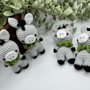 ReadyToShip - Handmade Crocheted Amigurumi Donkey